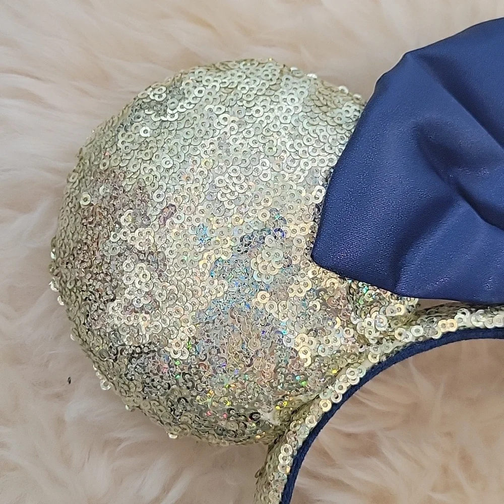 DISNEY | WDW 50th Anniversary Navy & Gold Mouse Ears - Picture 2 of 5
